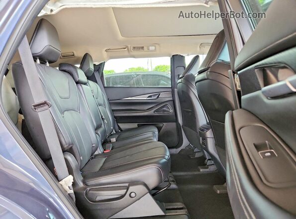 5N1DL1GR9PC330288 2023 INFINITI QX60 Gray Widok wnętrza z tyłu