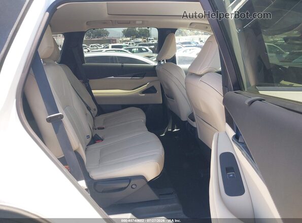 5N1DL1GS6PC348606 2023 INFINITI QX60 White VIN კოდის სტიკერის ხედი