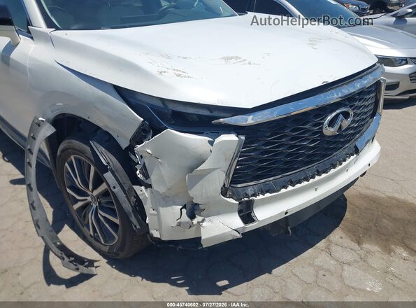 5N1DL1GS6PC348606 2023 INFINITI QX60 White წინა ხედი