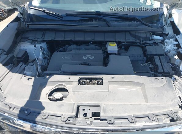 5N1DL1GS6PC348606 2023 INFINITI QX60 White უკანა ხედი