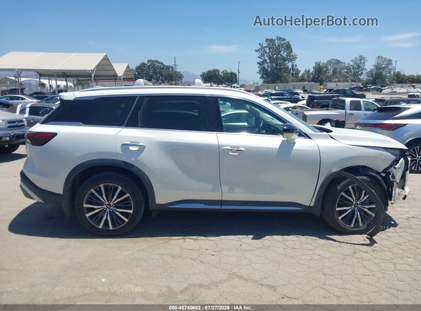 5N1DL1GS6PC348606 2023 INFINITI QX60 White უკანა სალონის ხედი