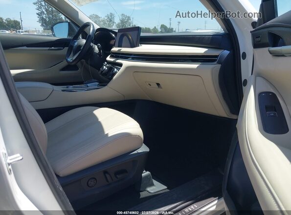5N1DL1GS6PC348606 2023 INFINITI QX60 White წინა სალონის ხედი