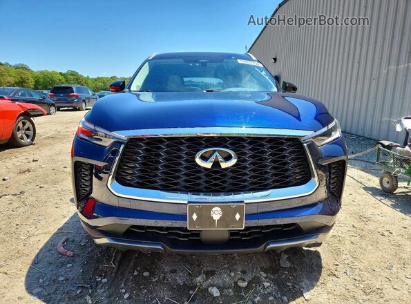 5N1DL1GS8PC333315 2023 INFINITI QX60 Blue Vista frontal