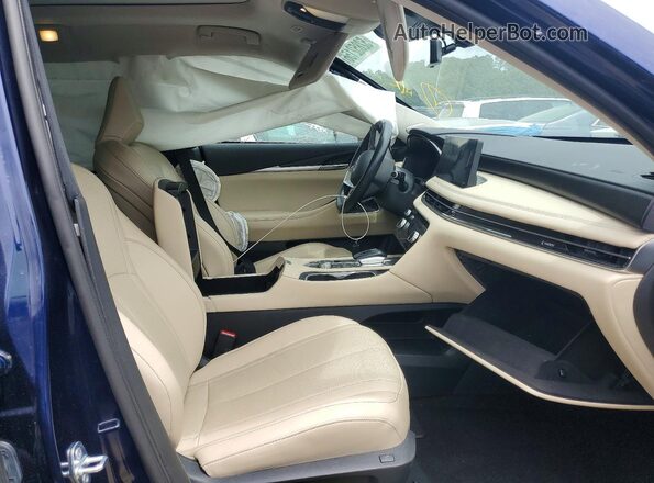 5N1DL1GS8PC333315 2023 INFINITI QX60 Blue Vista interior delantera