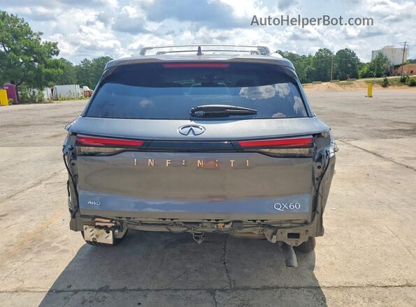 5N1DL1GS8PC349479 2023 INFINITI QX60 Gray Вид ззаду