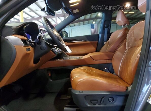5N1DL1HT3PC330751 2023 INFINITI QX60 Gray წინა სალონის ხედი