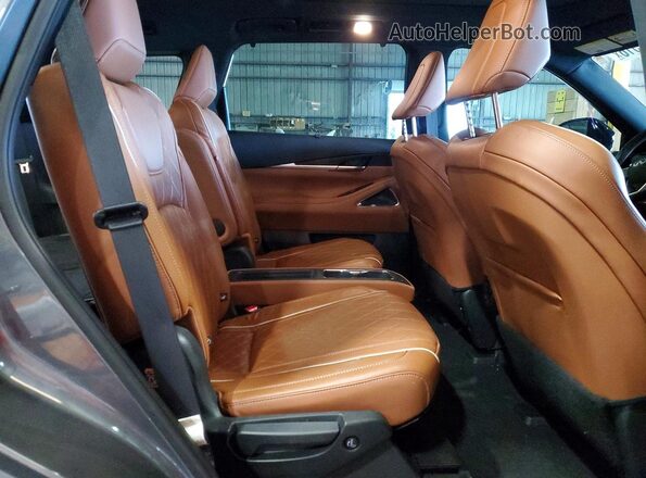 5N1DL1HT3PC330751 2023 INFINITI QX60 Gray უკანა სალონის ხედი
