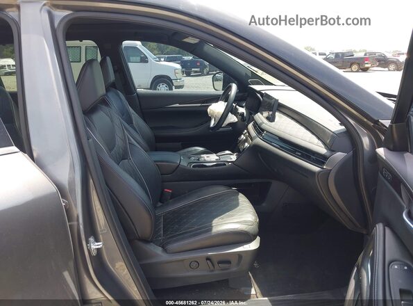 5N1DL1HT5NC340260 2022 INFINITI QX60 Gray Widok wnętrza z przodu