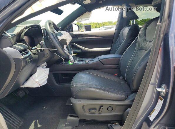5N1DL1HT6NC341739 2022 INFINITI QX60 Charcoal Front interior view