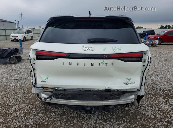5N1DL1HU2PC362048 2023 INFINITI QX60 White Vista trasera