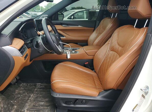 5N1DL1HU2PC362048 2023 INFINITI QX60 White Vista interior delantera