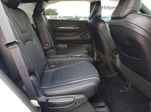 5N1DL1HU2RC358052 2024 INFINITI QX60 White Вид задньої частини салону