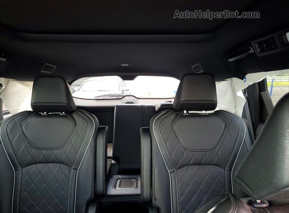 5N1DL1HU2RC358052 2024 INFINITI QX60 White Вид задніх сидінь