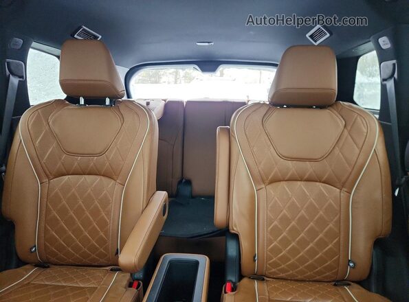 5N1DL1HU3RC354768 2024 INFINITI QX60 Brown Rear seats view