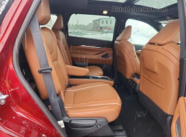 5N1DL1HU3RC354768 2024 INFINITI QX60 Brown Rear interior view