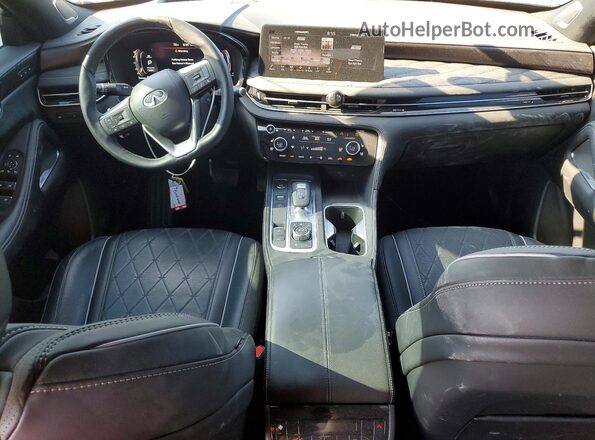 5N1DL1HU4PC376405 2023 INFINITI QX60 Silver წინა პანელის ხედი