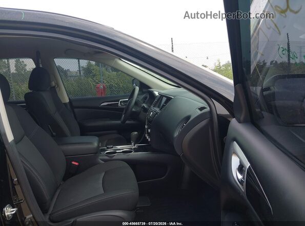 5N1DR2AM0LC646593 2020 NISSAN PATHFINDER Black წინა სალონის ხედი
