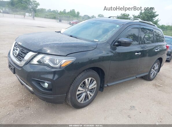 5N1DR2AM0LC646593 2020 NISSAN PATHFINDER Black წინა მარცხენა ხედი სამი მეოთხედიდან