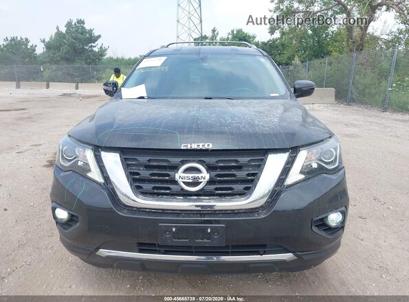 5N1DR2AM0LC646593 2020 NISSAN PATHFINDER Black ხელსაწყოთა პანელის ხედი