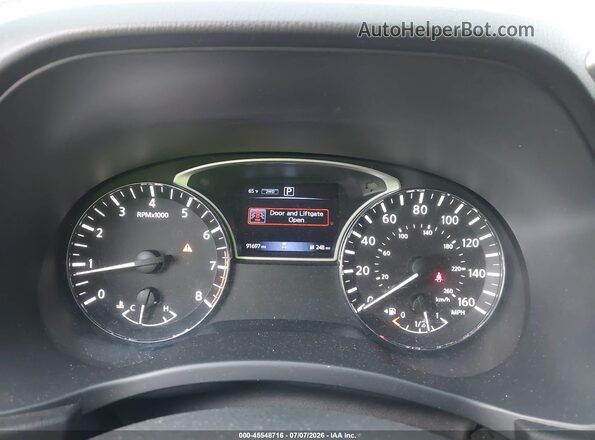 5N1DR2AM5LC626923 2020 NISSAN PATHFINDER Gray Вид задніх сидінь