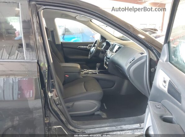 5N1DR2AM6LC627305 2020 NISSAN PATHFINDER Black Front interior view