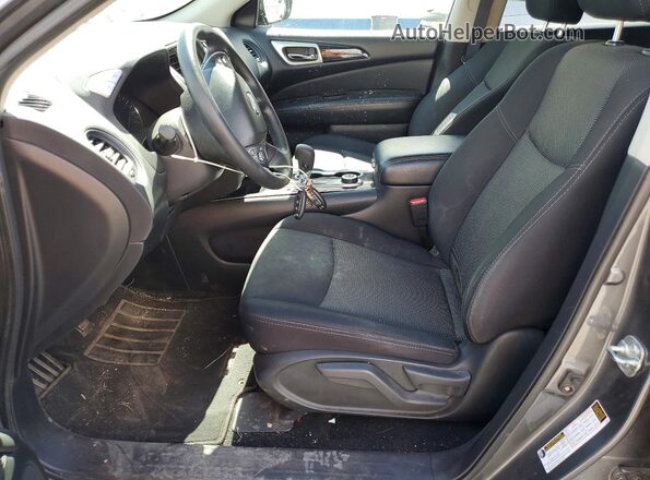 5N1DR2AM8LC575787 2020 NISSAN PATHFINDER Gray Widok wnętrza z przodu