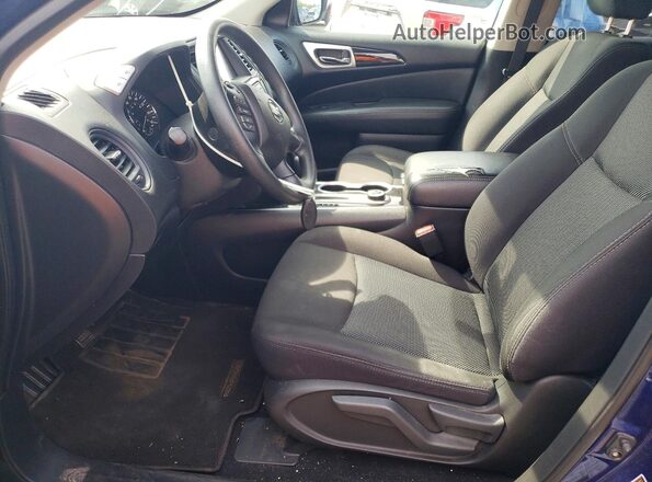 5N1DR2AM8LC588278 2020 NISSAN PATHFINDER Blue Widok wnętrza z przodu