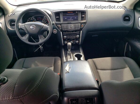 5N1DR2AM8LC588278 2020 NISSAN PATHFINDER Blue Widok deski rozdzielczej