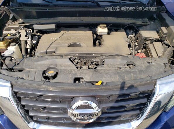 5N1DR2AM8LC588278 2020 NISSAN PATHFINDER Blue Widok komory silnika