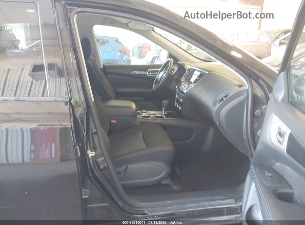 5N1DR2AMXLC627274 2020 NISSAN PATHFINDER Black Front interior view