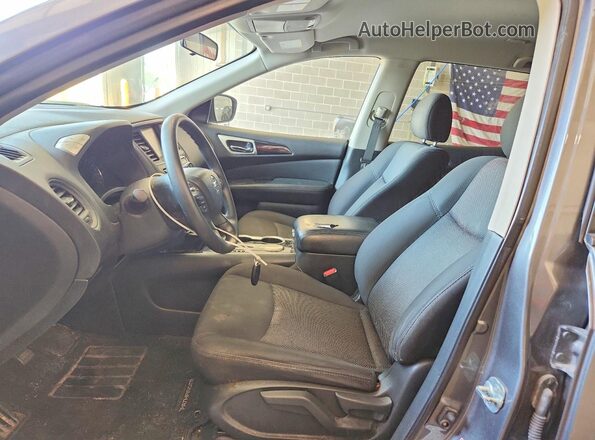 5N1DR2AN3LC617632 2020 NISSAN PATHFINDER Gray Вид салону спереду