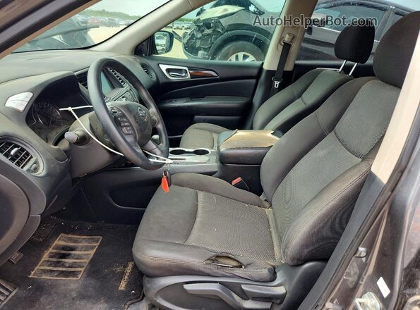 5N1DR2AN3LC626444 2020 NISSAN PATHFINDER Gray წინა სალონის ხედი