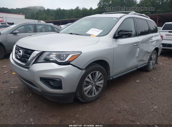 5N1DR2AN5LC595553 2020 NISSAN PATHFINDER Silver Առջևի ձախ երեք քառորդ տեսարան