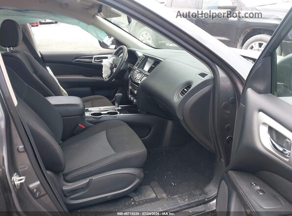 5N1DR2AN7LC637446 2020 NISSAN PATHFINDER Серый Вид салона спереди