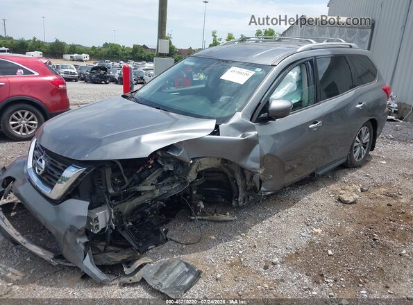 5N1DR2AN7LC637446 2020 NISSAN PATHFINDER Серый Передняя левая четверть