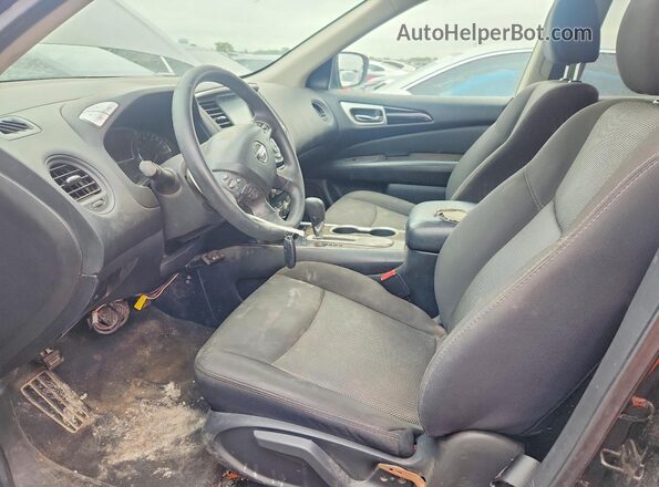 5N1DR2AN9LC632376 2020 NISSAN PATHFINDER Black წინა სალონის ხედი