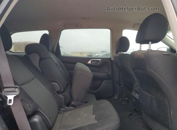 5N1DR2AN9LC632376 2020 NISSAN PATHFINDER Black უკანა სავარძლების ხედი