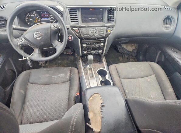 5N1DR2AN9LC632376 2020 NISSAN PATHFINDER Black წინა პანელის ხედი