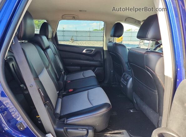 5N1DR2BM0LC578035 2020 NISSAN PATHFINDER Blue Widok tylnych siedzeń