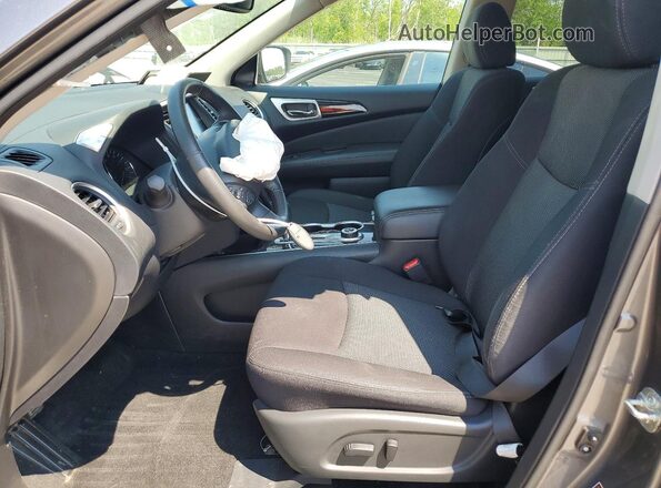 5N1DR2BM2LC605803 2020 NISSAN PATHFINDER Gray Front interior view