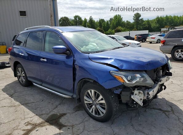 5N1DR2BM2LC618373 2020 NISSAN PATHFINDER Синий Передняя правая четверть
