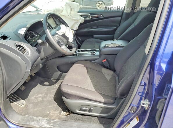 5N1DR2BM2LC618373 2020 NISSAN PATHFINDER Синий Вид салона спереди