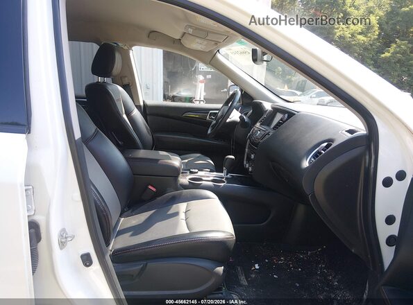 5N1DR2BM2LC643564 2020 NISSAN PATHFINDER White Vista interior delantera