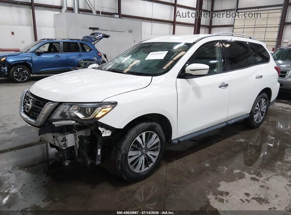 5N1DR2BM3LC622674 2020 NISSAN PATHFINDER White წინა მარცხენა ხედი სამი მეოთხედიდან