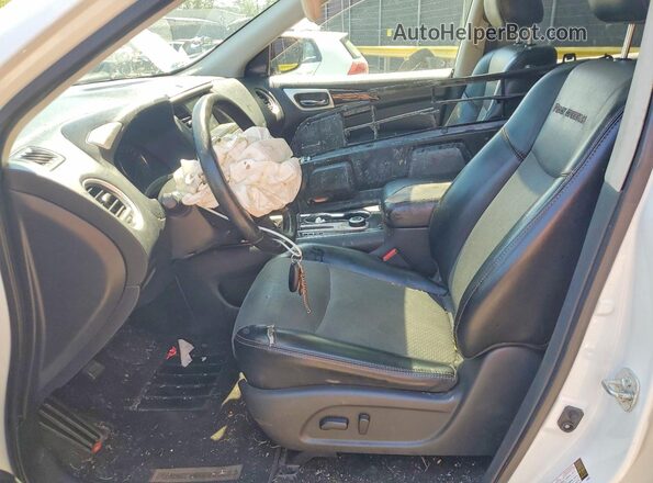 5N1DR2BM4LC584968 2020 NISSAN PATHFINDER White Widok wnętrza z przodu