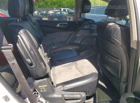 5N1DR2BM4LC584968 2020 NISSAN PATHFINDER White Widok wnętrza z tyłu