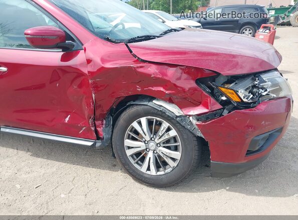 5N1DR2BM7LC609653 2020 NISSAN PATHFINDER Red Vista frontal