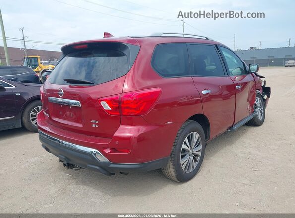 5N1DR2BM7LC609653 2020 NISSAN PATHFINDER Red Trasero derecho