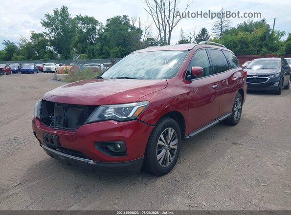 5N1DR2BM7LC609653 2020 NISSAN PATHFINDER Red Vista tres cuartos delantera izquierda