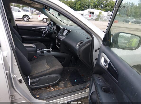 5N1DR2BM8LC596606 2020 NISSAN PATHFINDER Silver Front interior view